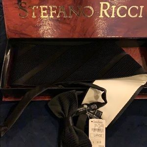 Brand-New Stefano Ricci Cumberbund and Bowtie